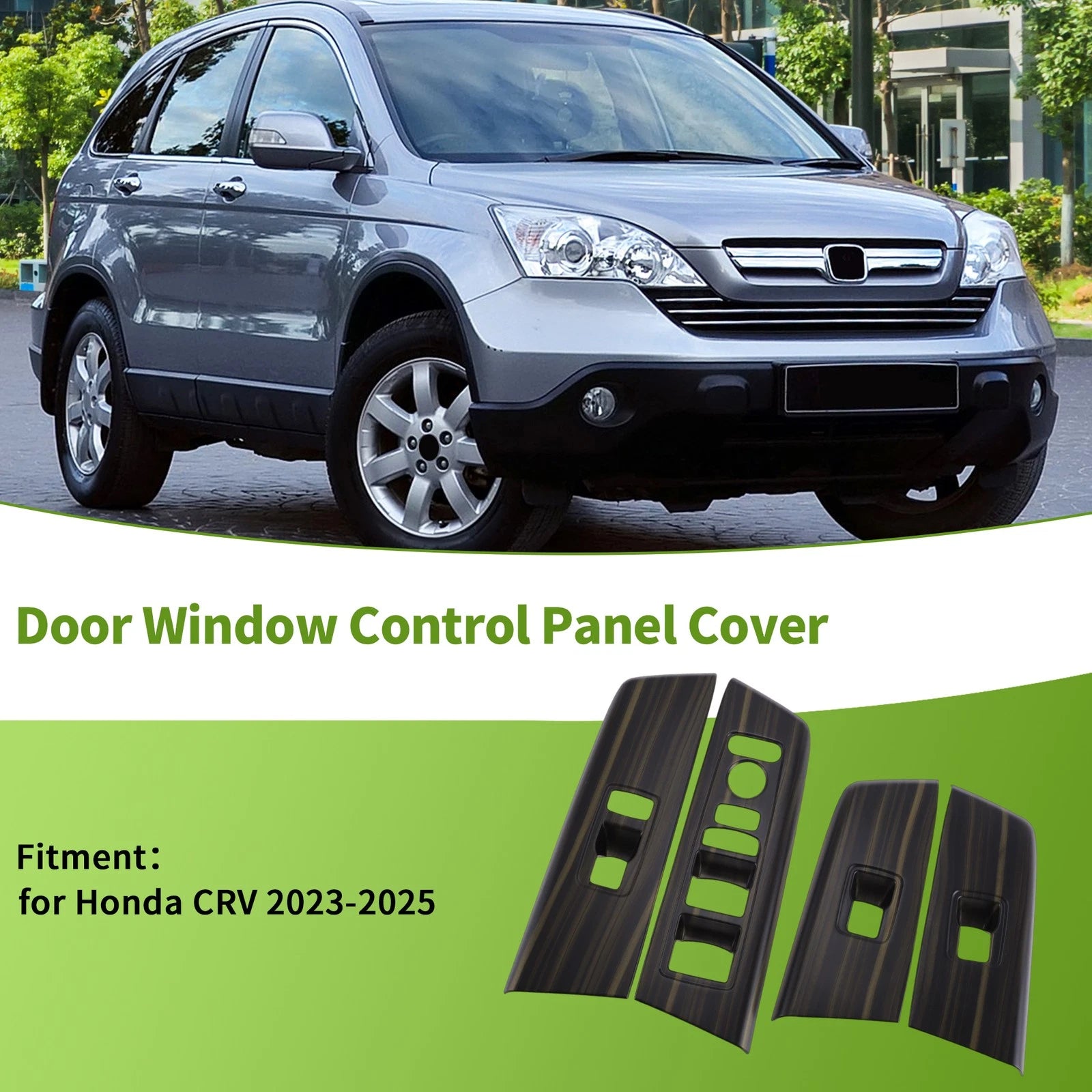 4Pcs Window Switch Bezel Cover for Honda CR-V (2023–2025)