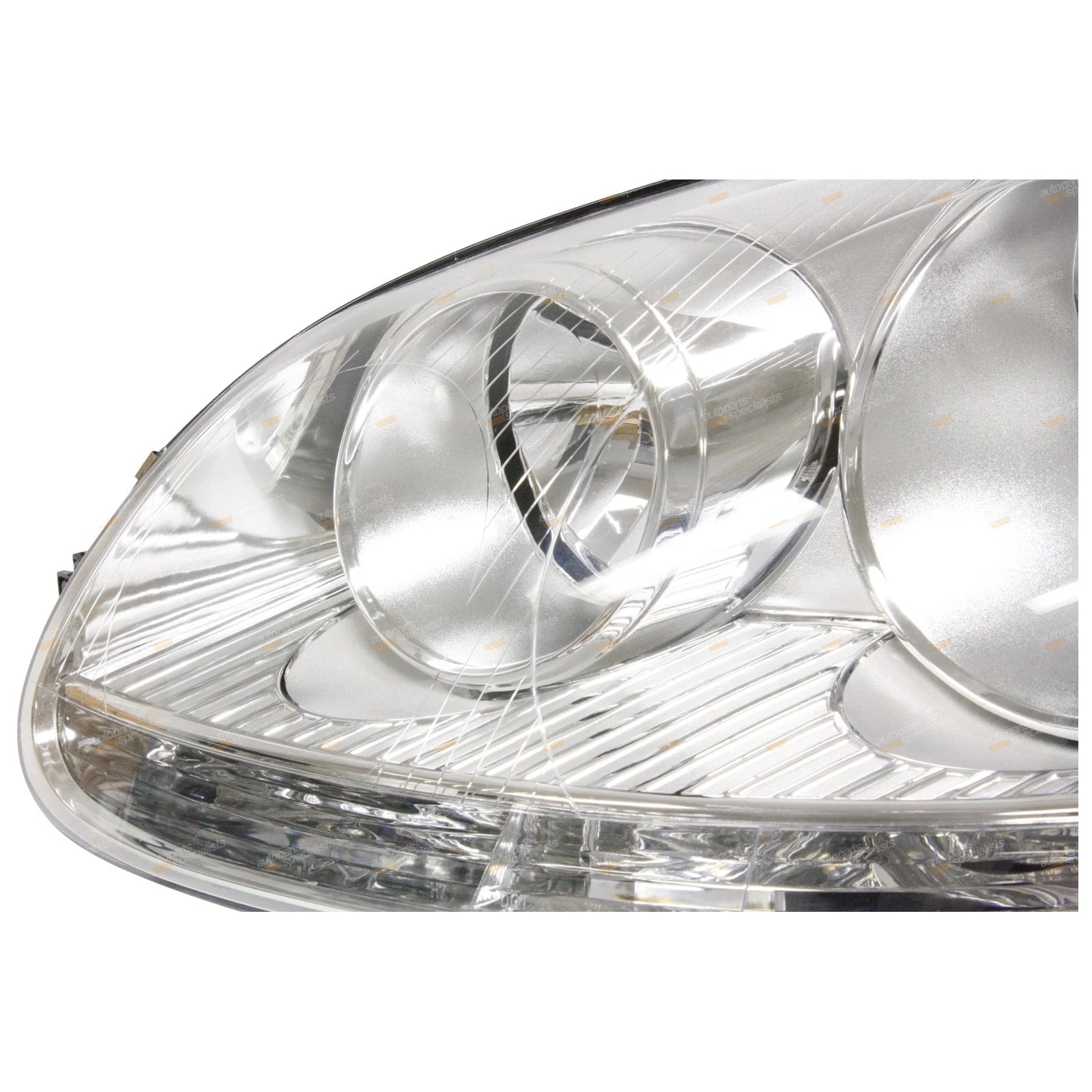 LH Chrome Headlight for VW Golf Jetta MK5 (2004–2010)