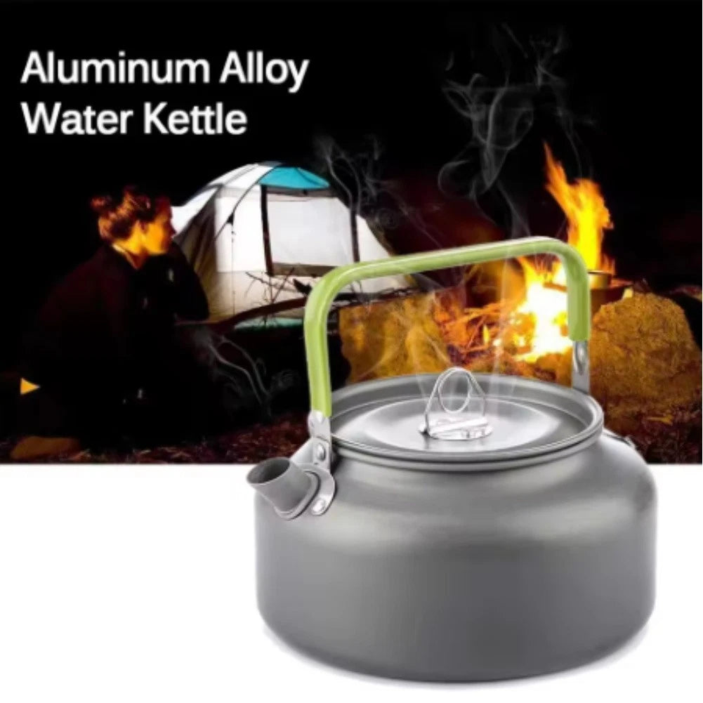 Camping Kettle Aluminum with Ergonomic Rubber Handle (14x8.5cm)