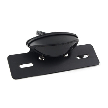 LED Brake Tail Light License Plate Mount for Cafe Racer (Motorcycle)