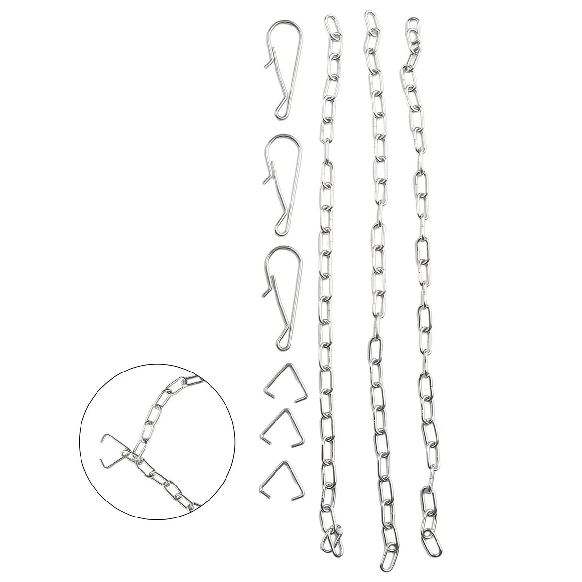3X Handle Chain Replacement for (251.5cm, Stainless Steel)
