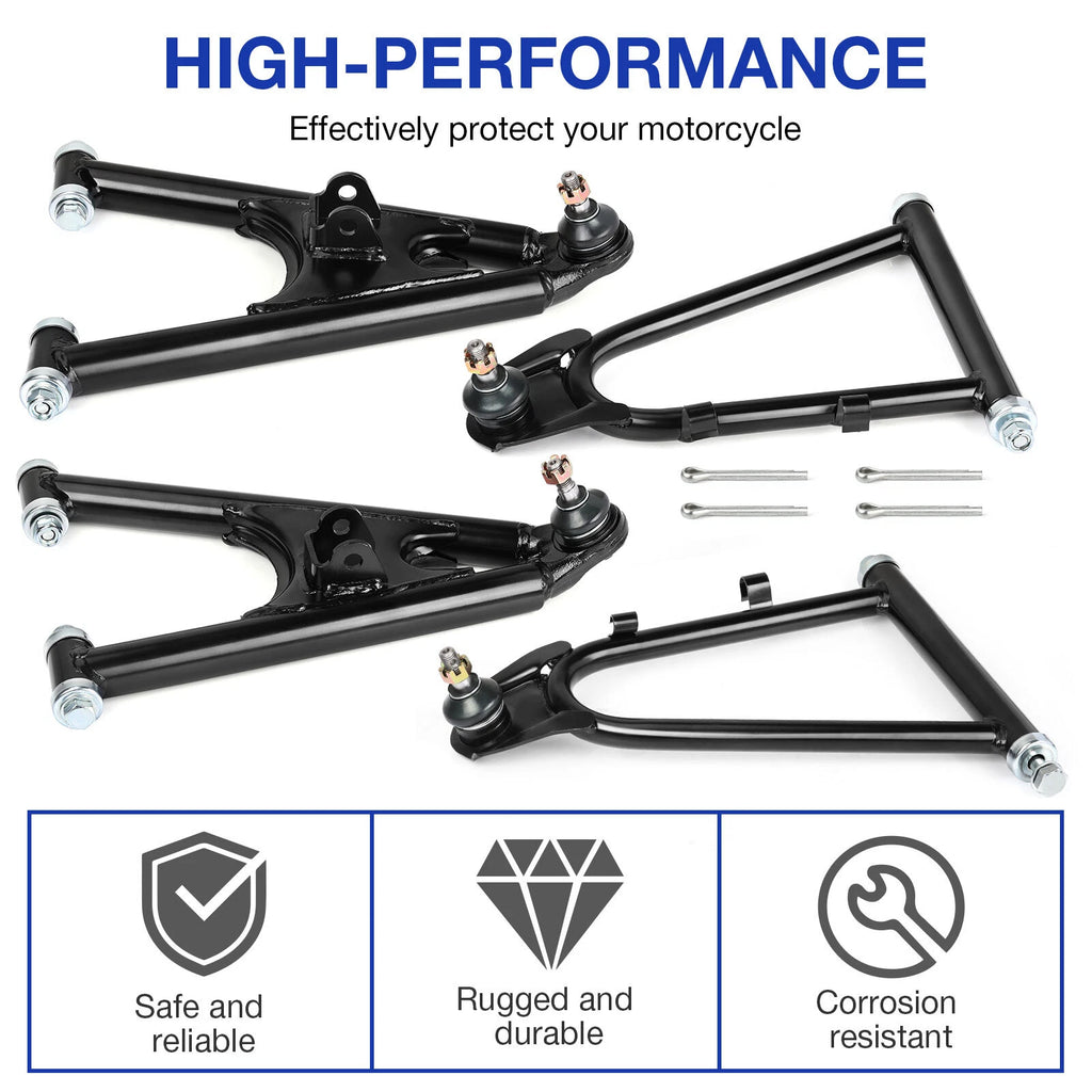Complete A-Arms Set + Bolts + Caps for Yamaha Banshee 350 (1987–2006)