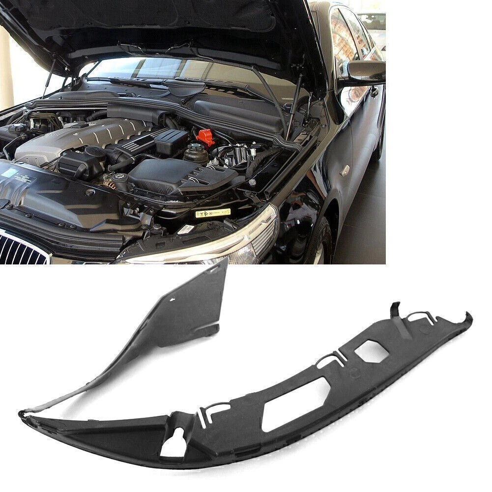Upper Left Headlight Gasket for BMW 5 Series E60 (2006–2010) Black