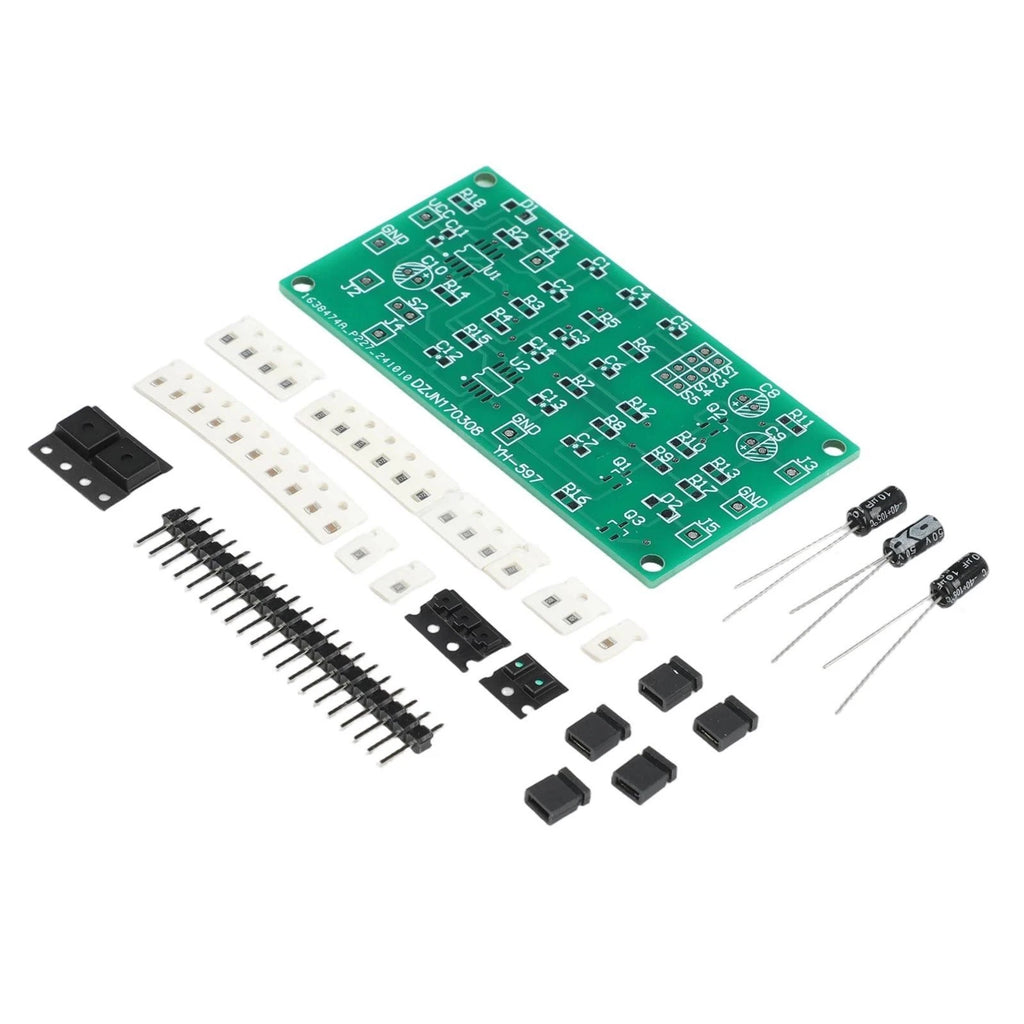 Electronic DIY Soldering Kit with NE555 Waveform Generator