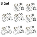 Set of 8 Carburetor Repair Kits for Briggs & Stratton (492495, 493762, 498260)