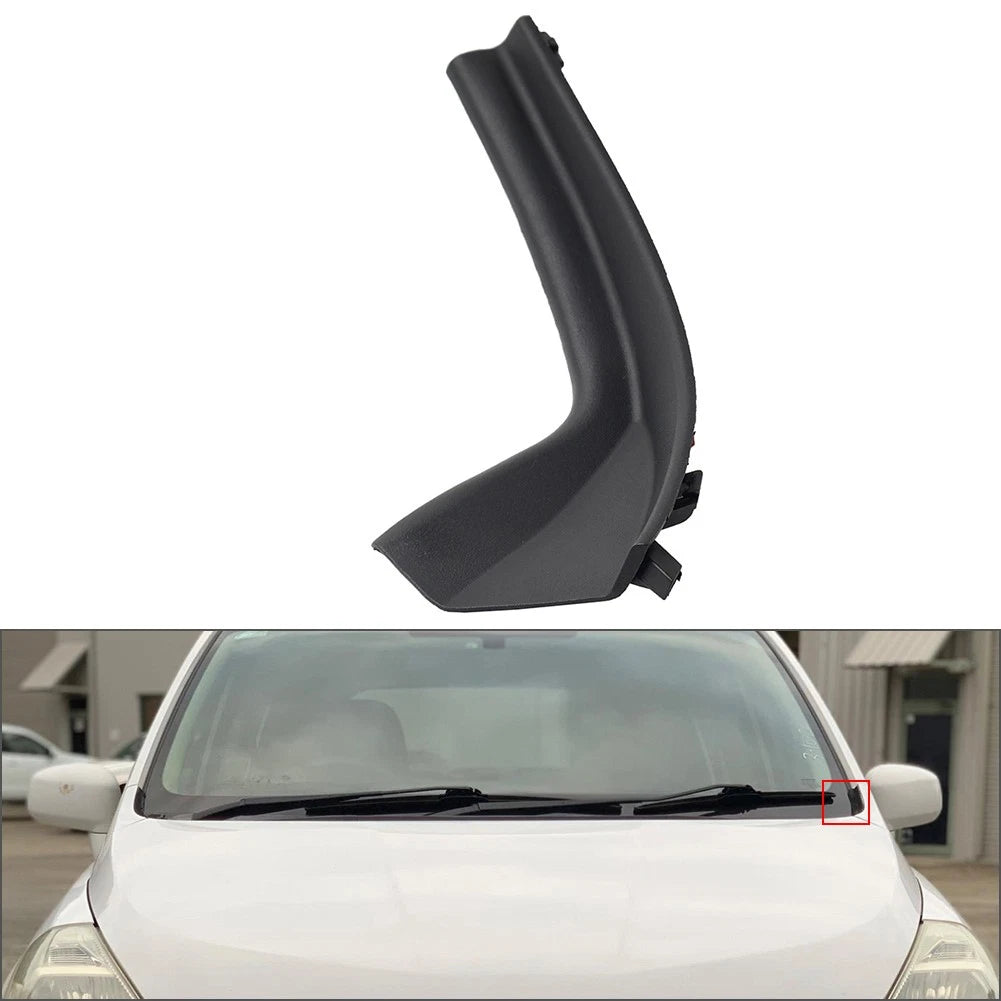 Front Left Cowl Extension Cover Water Deflector for Nissan Versa (2007–2012)