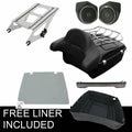 Trunk Backrest Rack Tail Light for Harley Touring (2014–2023)