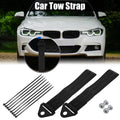 Front Bumper Tow Strap Set with Rope Hook for Car Trailer (2005–2015)