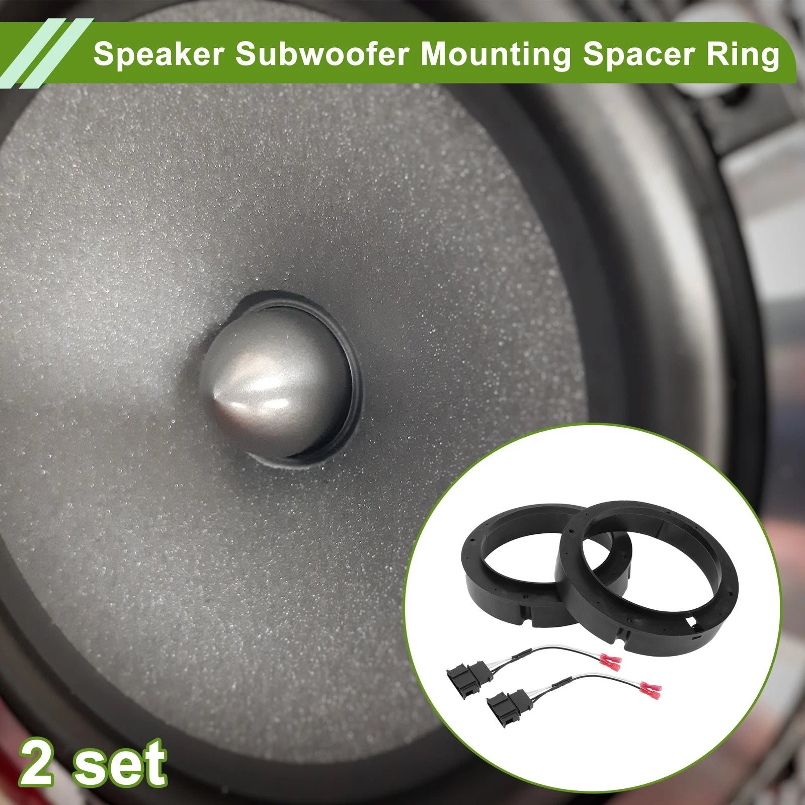 Tweeter Speaker Spacer Adapter Ring for Volkswagen Golf 6 VI (2009–2014)