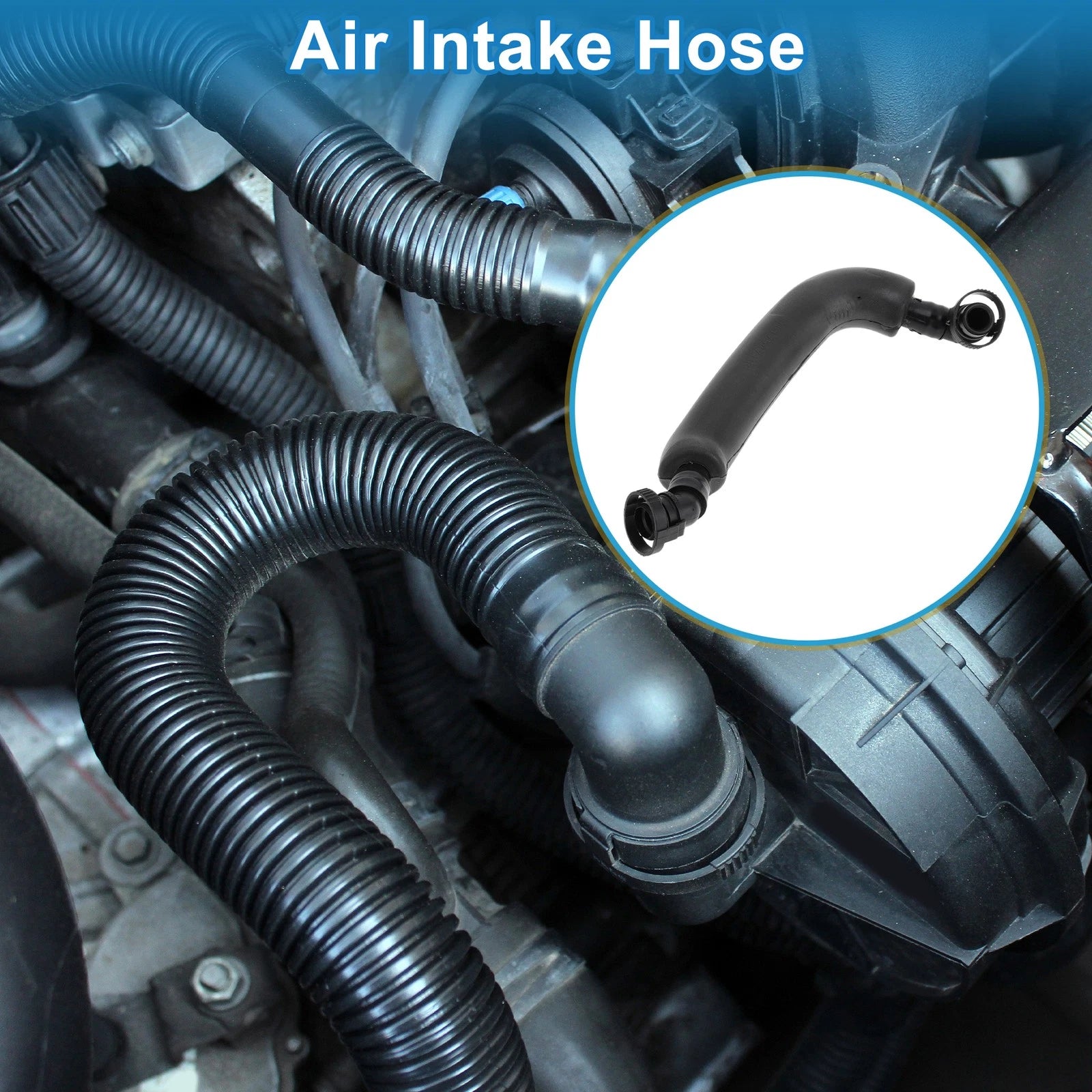 Engine Air Intake Hose Replacement for BMW 5 Series 545i E61 (2004–2009)