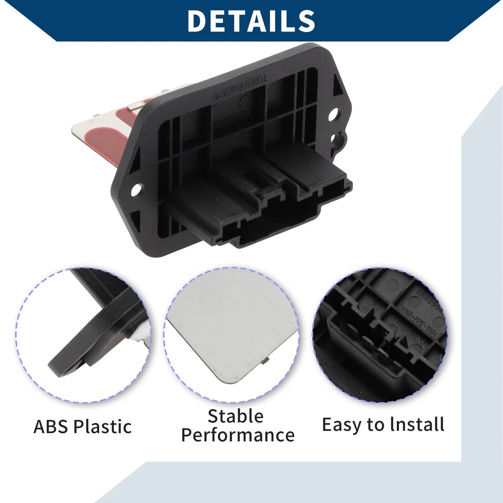 HVAC Blower Motor Resistor Replacement for Mazda 2 (2011–2014)