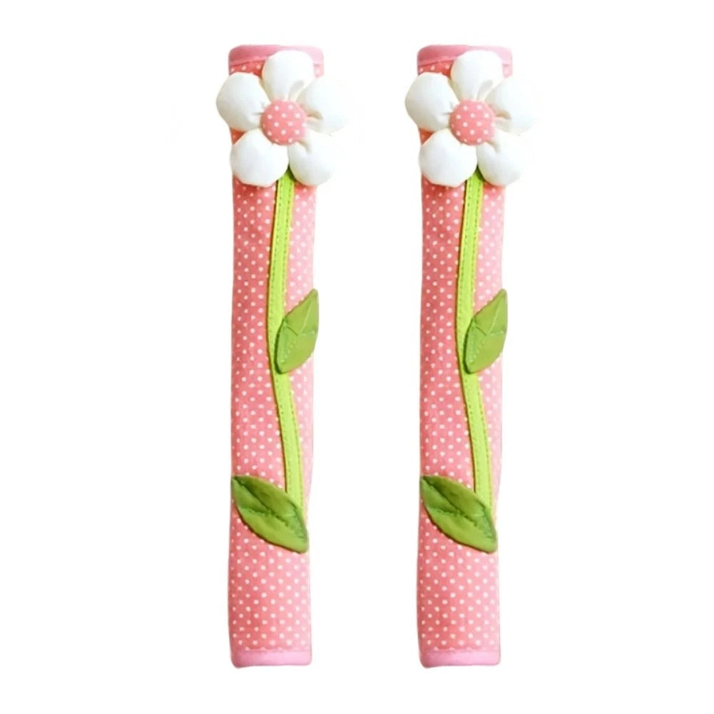 2Pcs Fabric Refrigerator Handle Covers for Oven Door Handles