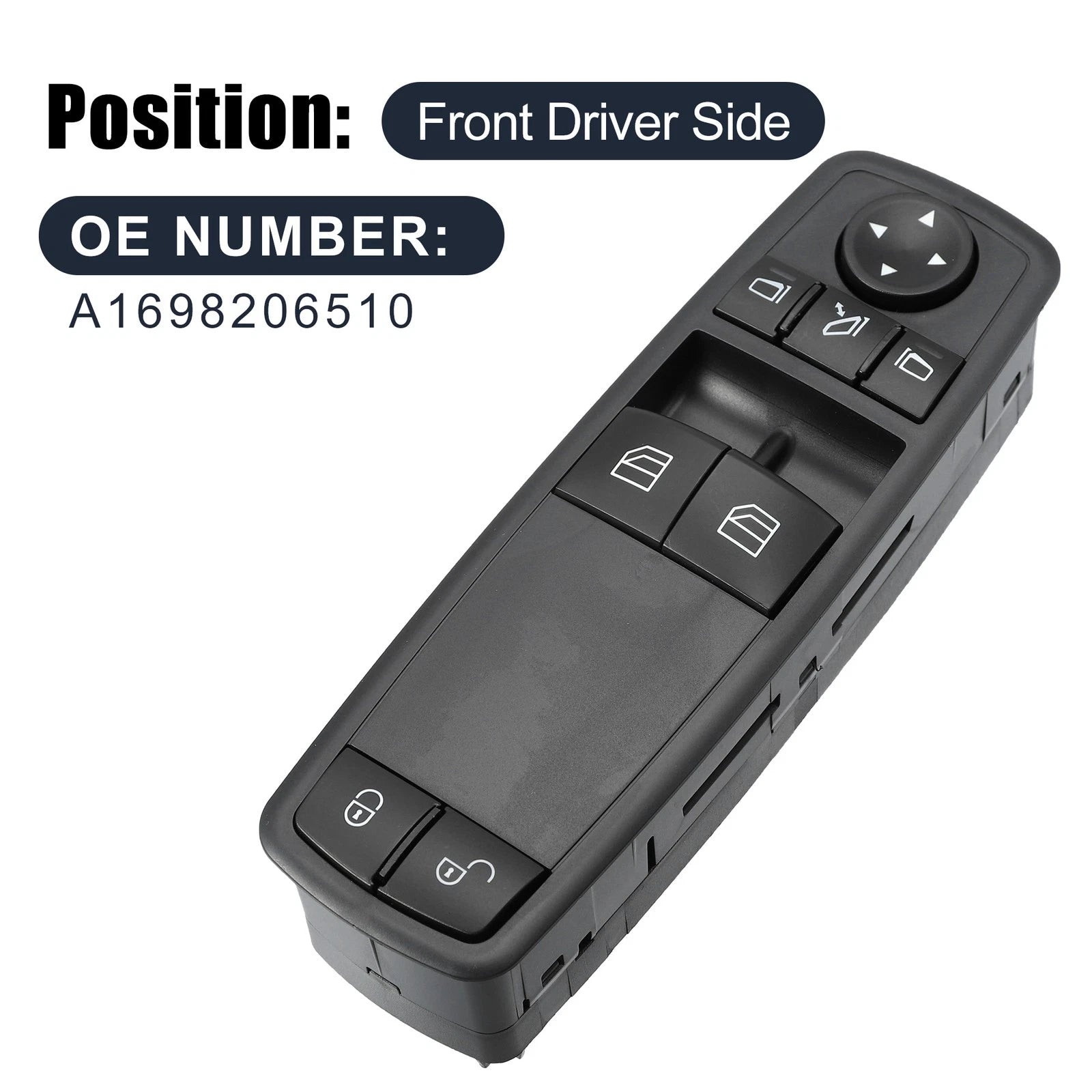 Power Window Switch Replacement for Mercedes W169 W245 A200 A180 (2004–2012)