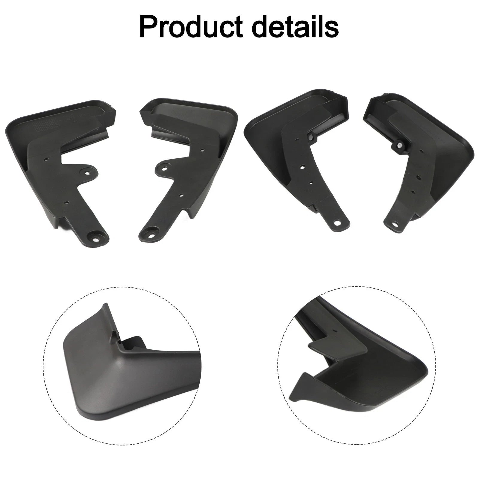Set of 4 Mudflaps for Mazda CX30 (2020–2023)