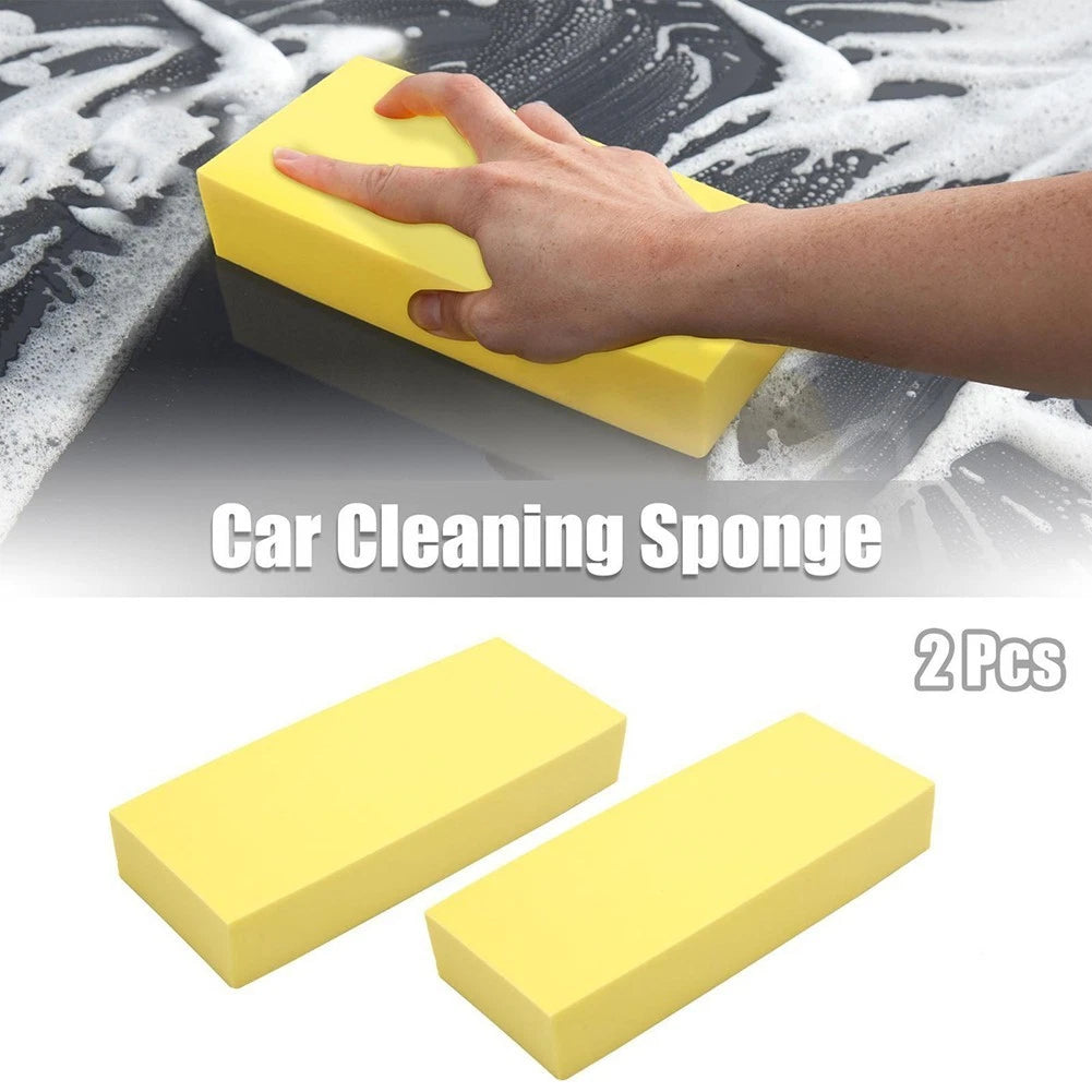 2 Piece PVA Water Absorbing Sponge Foam Blocks for Car Detailing