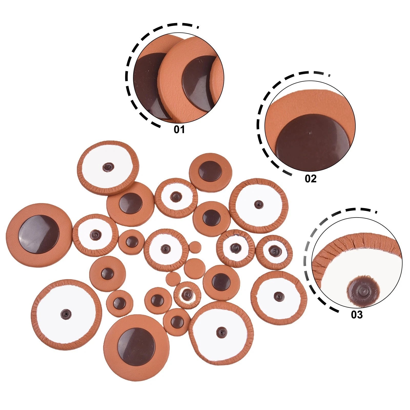 Sax Pads Set for Alto Saxophone (Lightweight)