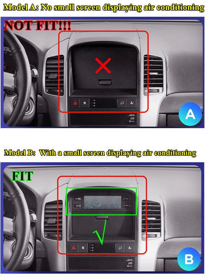 9.7'' Vertical Stereo Radio Head Unit for Chevrolet Captiva (2006–2010)