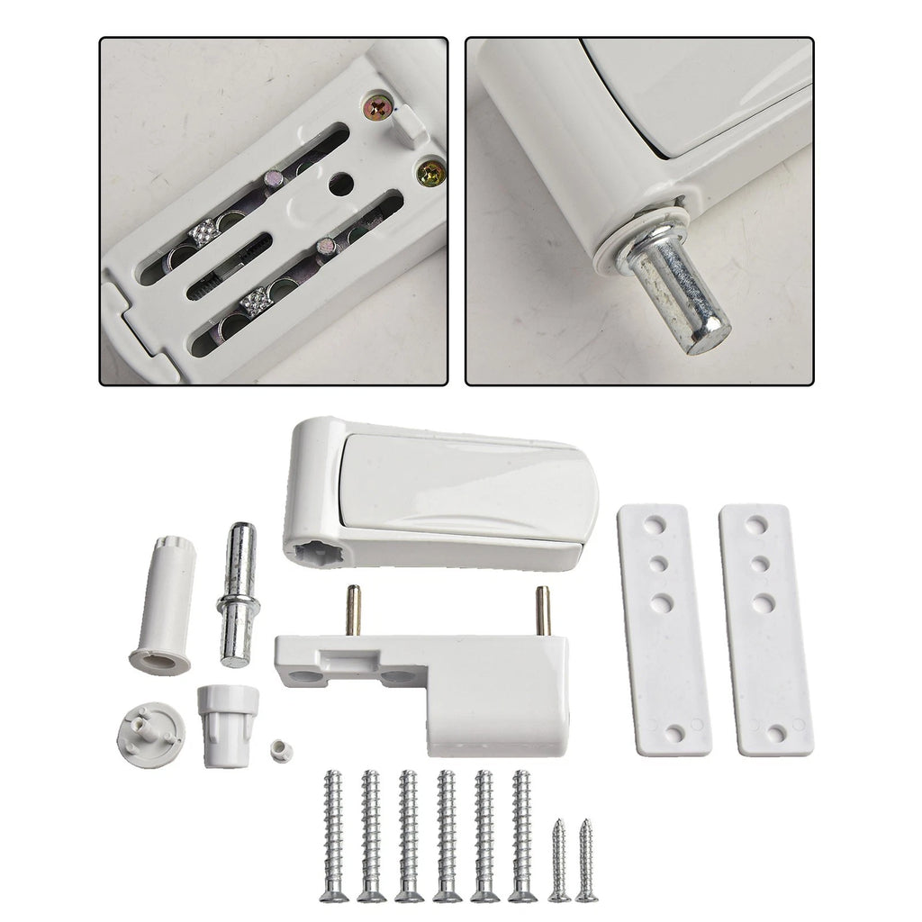 Adjustable Aluminium Profile Door Flag Hinge Multidirectional 3D Design