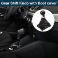6 Speed Manual Shift Knob with Boot Cover for Audi A4 B8 (2009–2015)
