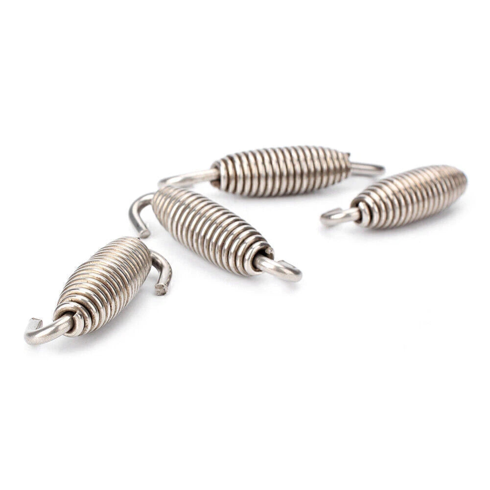 2X Stainless Header Exhaust Springs for Motorcycle Universal