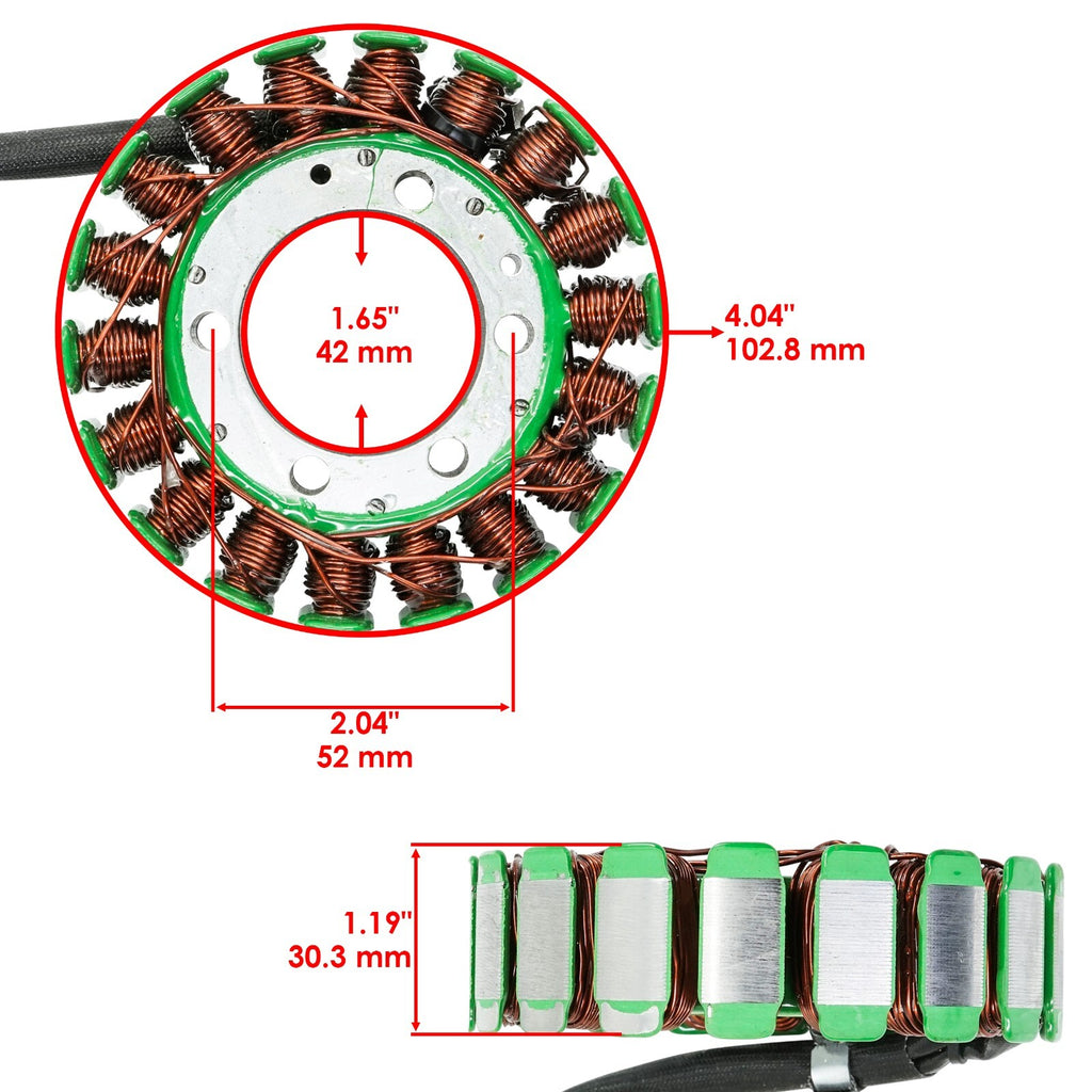 Stator and Gasket Replacement for Kawasaki Vulcan 800 VN800 1995–2006