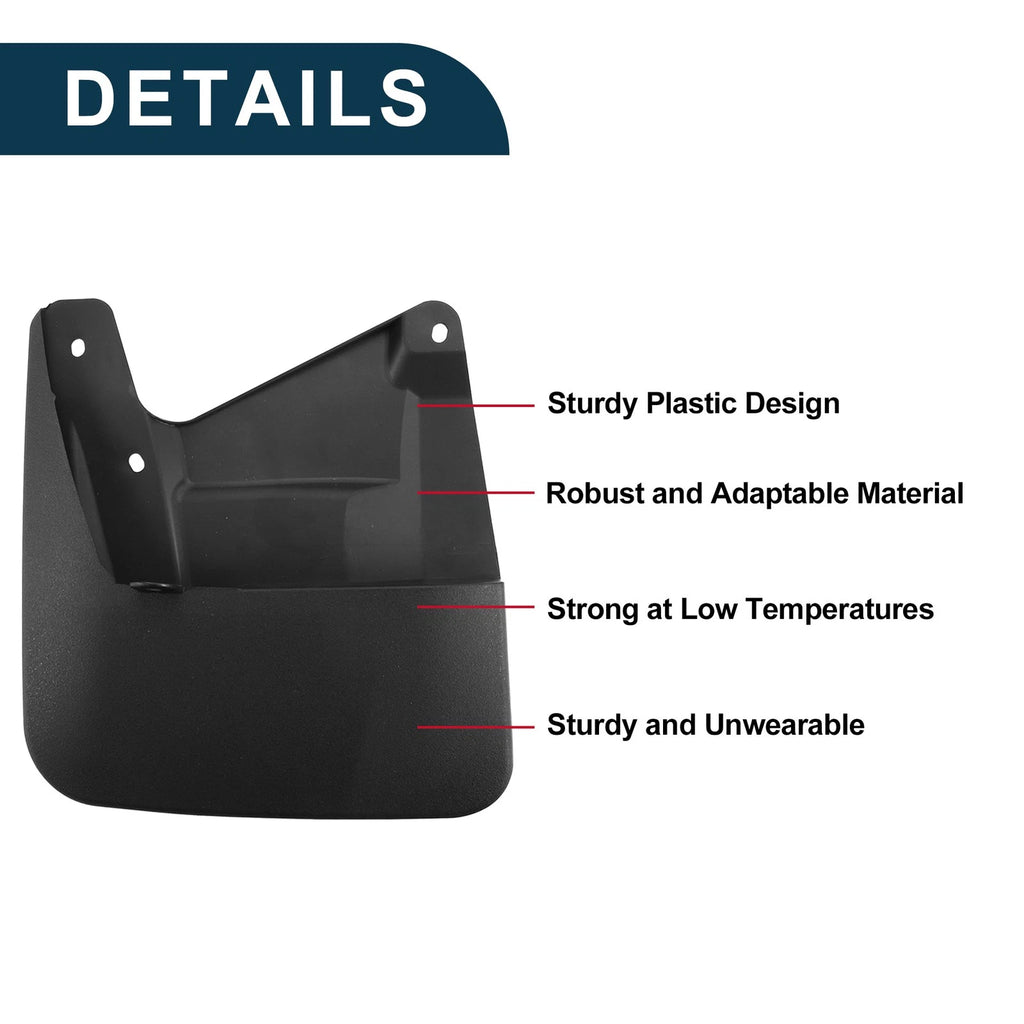 Mud Flaps Splash Guards 1Set Replacement for Toyota Sequoia (2023–2024)