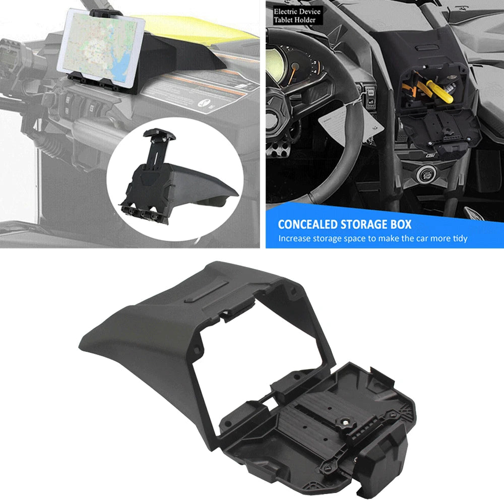 Electric Device Holder Adjustable Tablet Mount For Can-Am Maverick X3 2017-2022