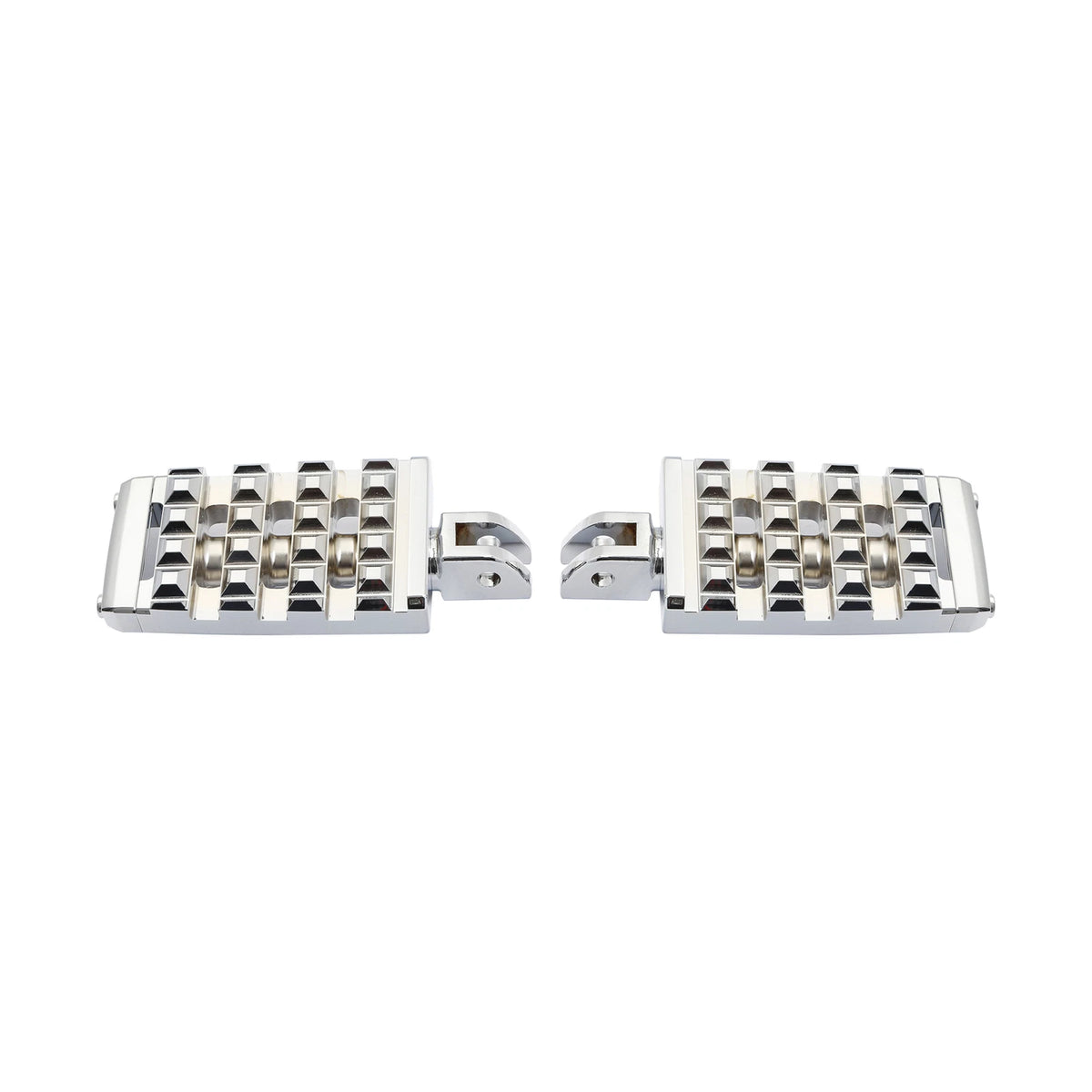 Chrome Driver Foot Pegs for Harley Softail Low Rider Fat Bob (2018–2025)