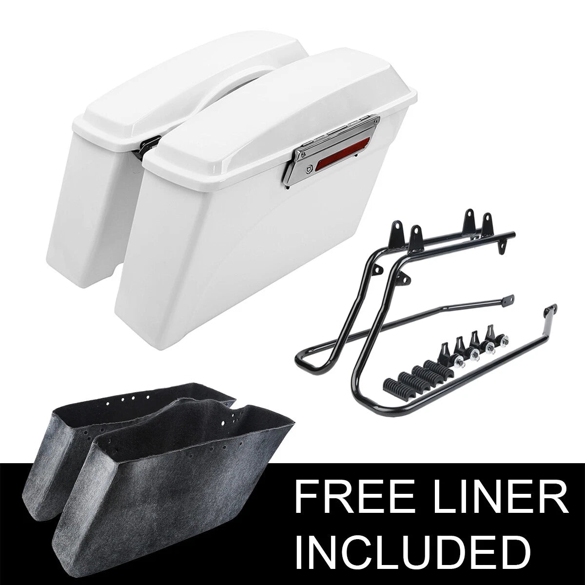 Saddlebag Conversion Bracket for Harley Softail Deluxe (1986–2017)