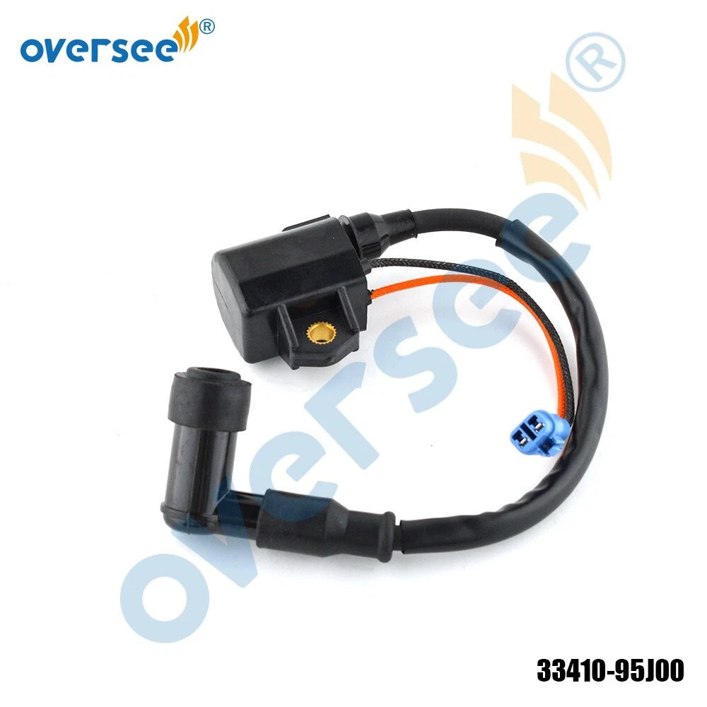 Ignition Coil Assy 33410-95J00 for Suzuki Outboard DF20 DF25 (4-Stroke 20-25HP)