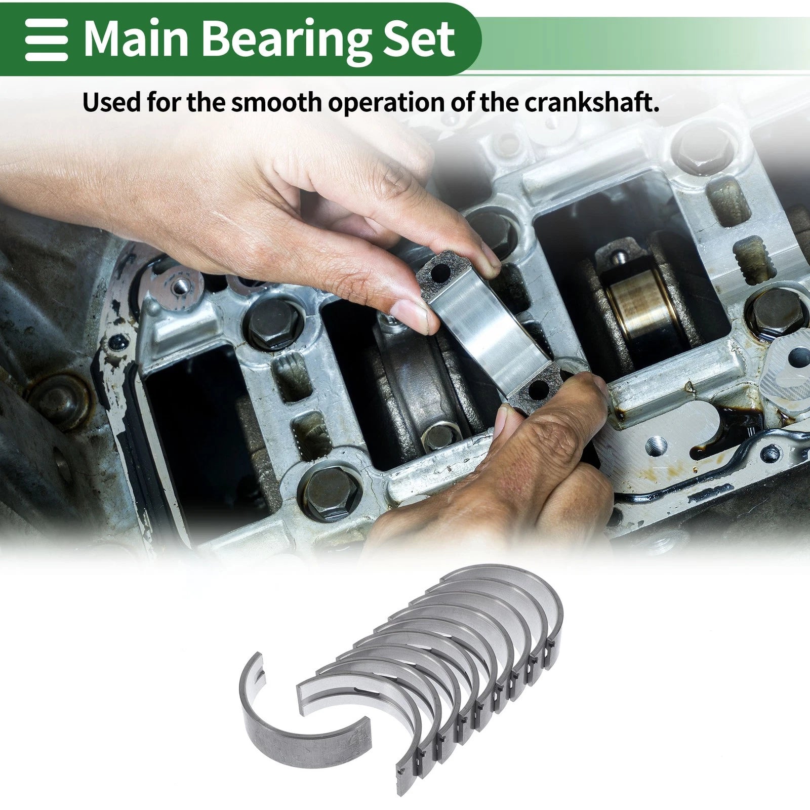 Main Bearing Set Replacement for Volkswagen Beetle (2012–2019)