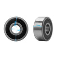 Front Wheel Bearings and Seals Kit for Harley FXST Softail (2000–2006)