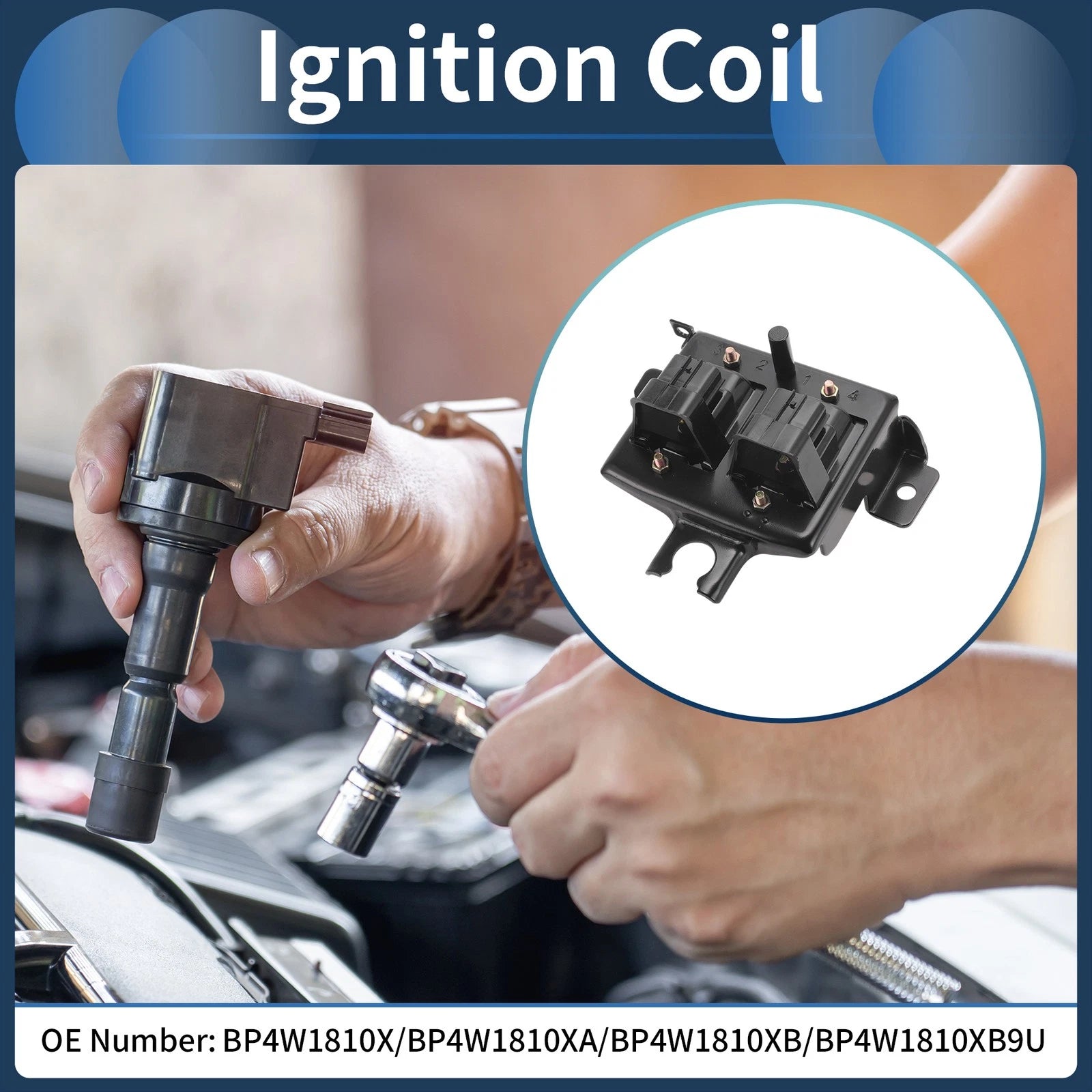 Ignition Coil Pack for Mazda Miata 1.8L (1999–2000) Replacement
