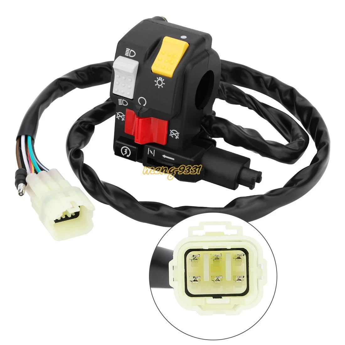 Handlebar Switch Start Stop Headlight for Honda Foreman 400 TRX400FW (1995–2003)