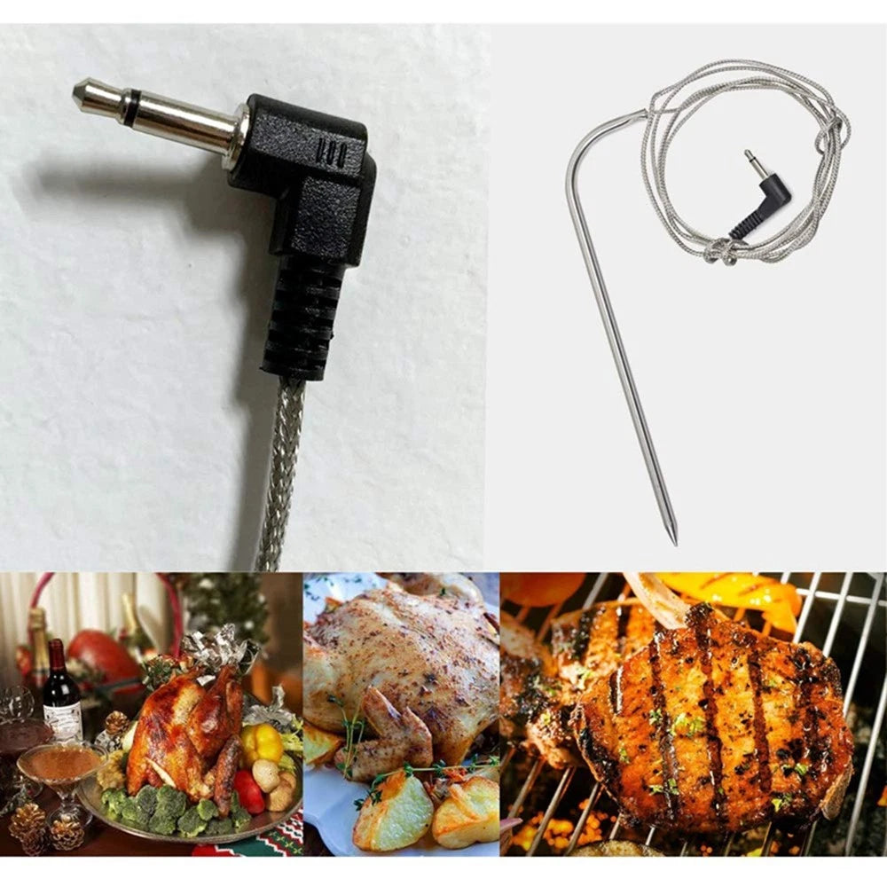 2Pcs High Temperature Meat Probe For Pit Boss & Most Wood Pellet Barbecue Grill