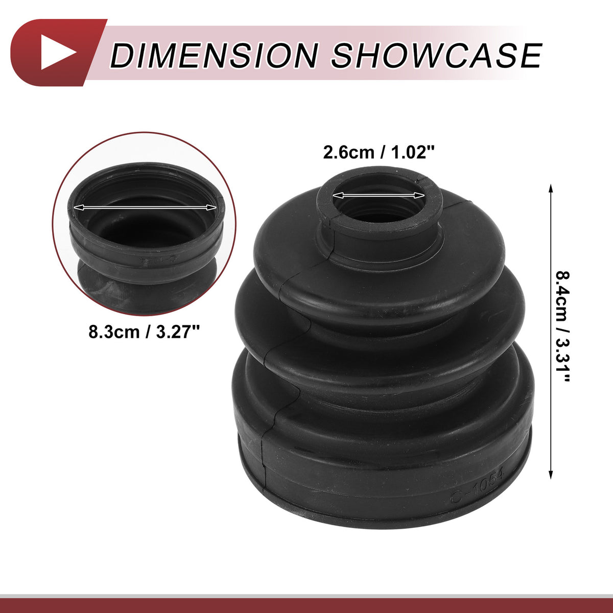 Inner CV Joint Boot Kit with Clamps for Mitsubishi Montero (2001–2006)