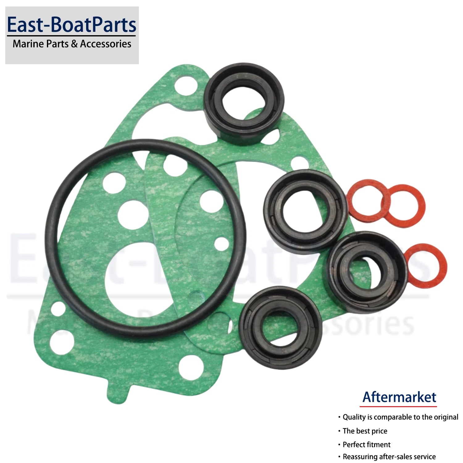 Lower Unit Seal Kit for Yamaha 4-5 Hp Outboard (446-137, 6E0-W0001-20-00, 6E0-W0001-21)