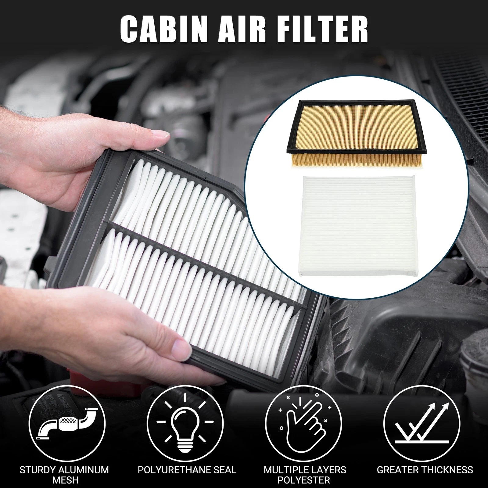 Cabin Air Filter Replacement for Toyota 4Runner (2010–2023)
