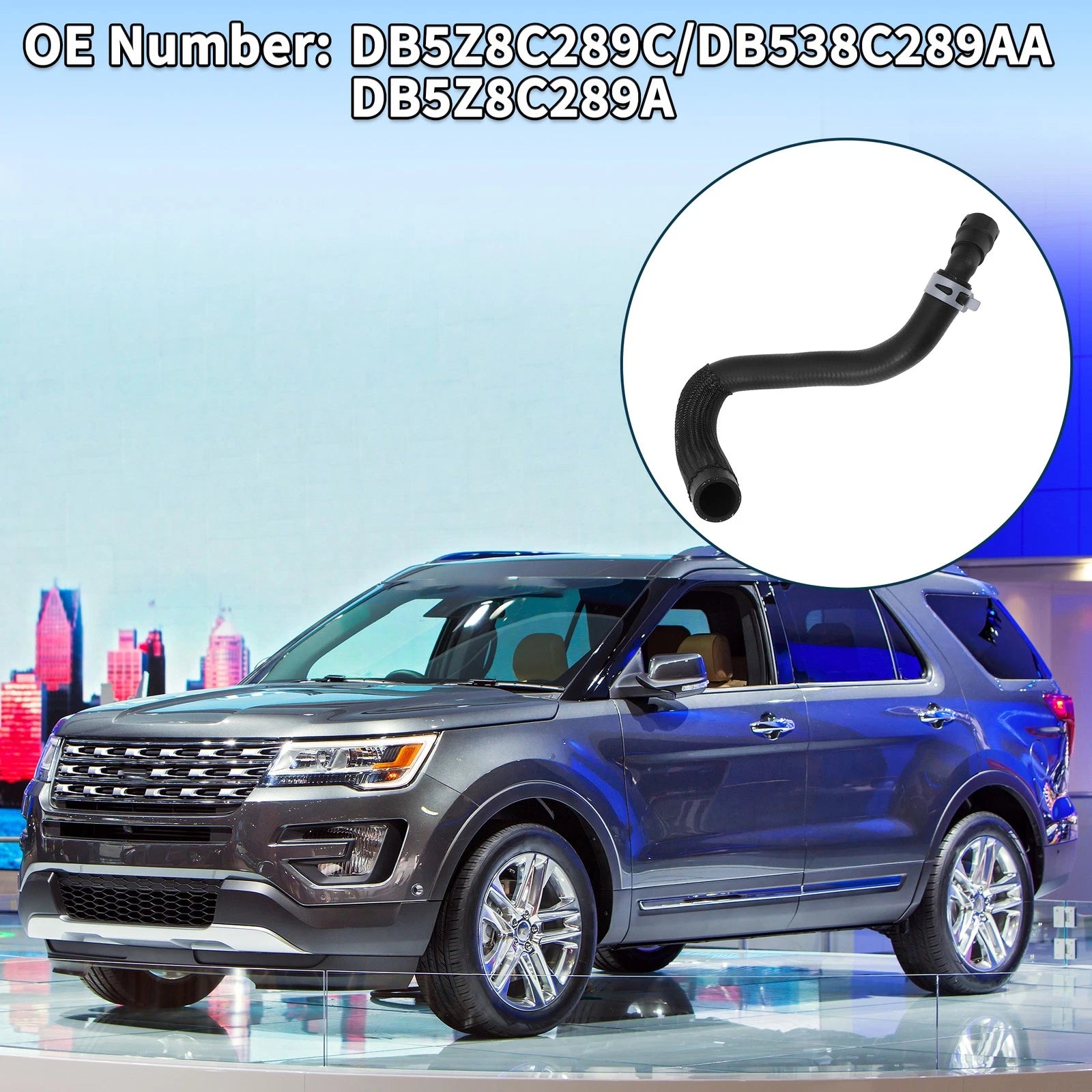 Radiator Hose Coolant Pipe Replacement for Ford Explorer 3.5L (2011–2018)