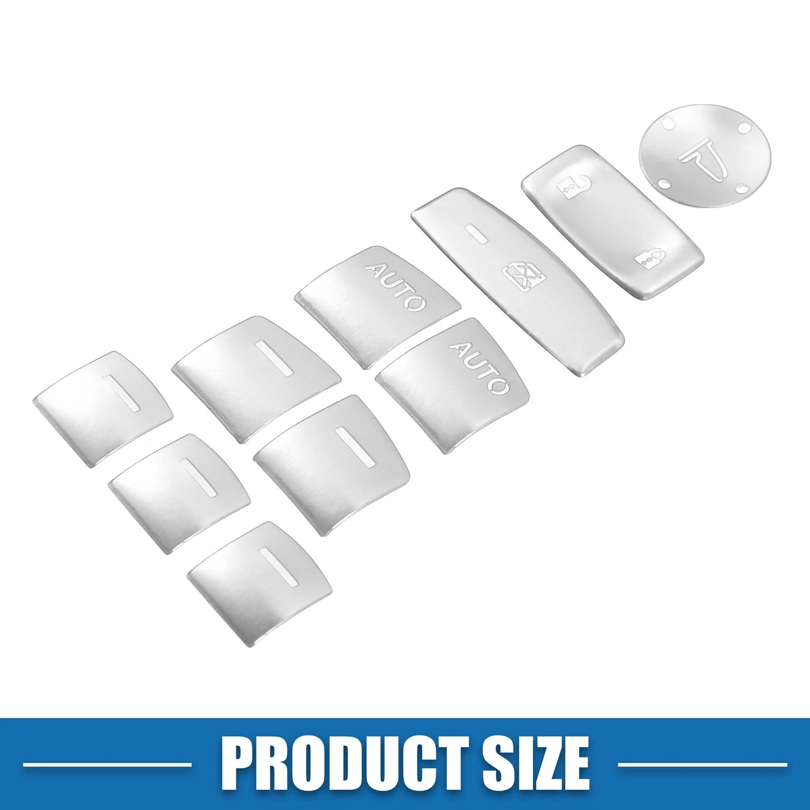 10PCS Master Window Switch Button Cover Replacement for Honda Accord (2018–2022)