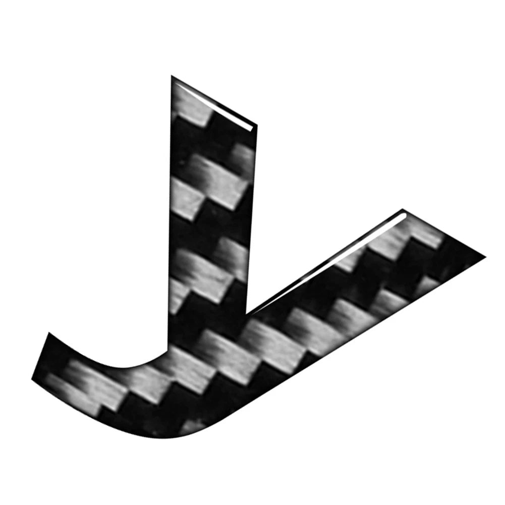 Lowercase Alphabet Letter Decals Stickers for Car Emblem