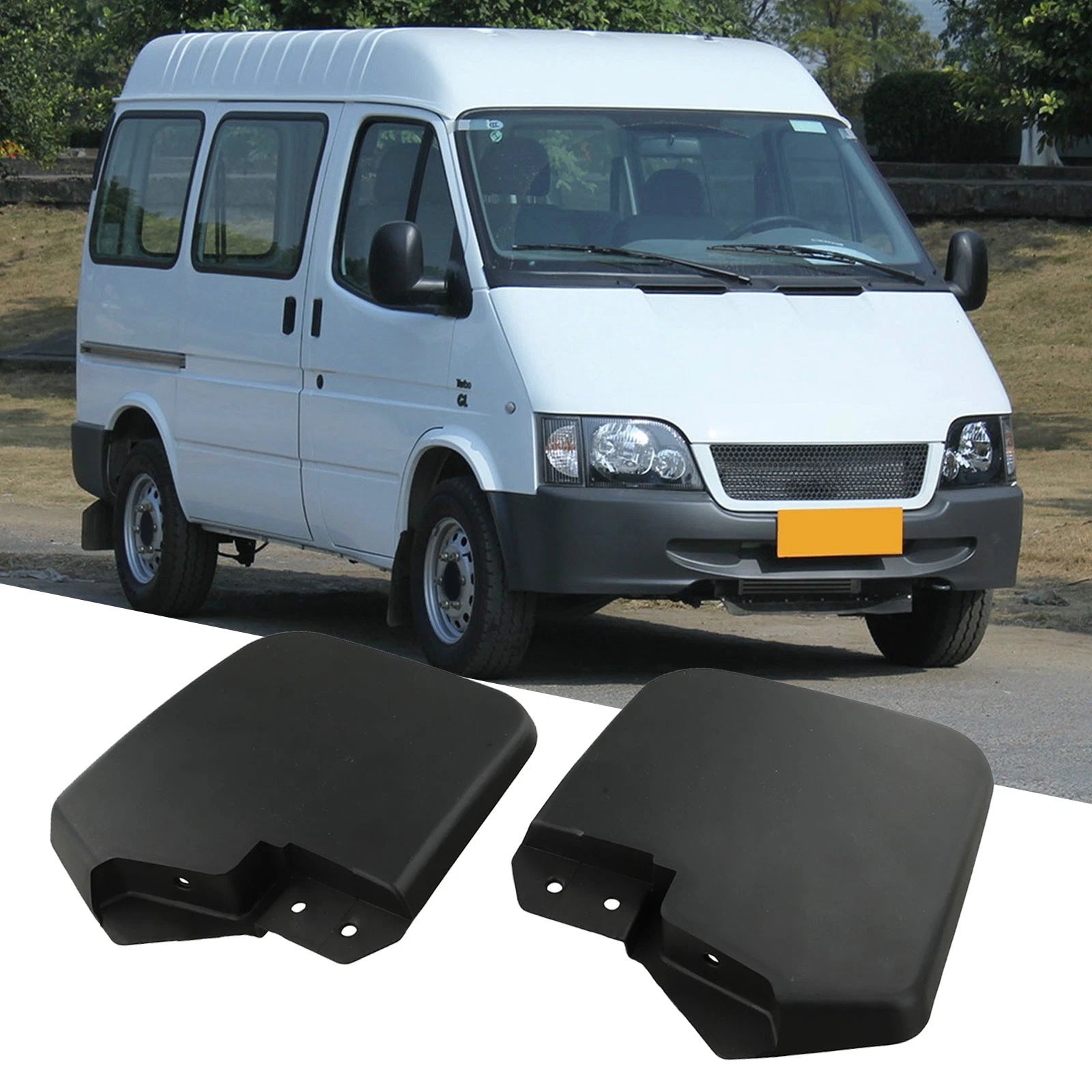 Set of 2 Front Mud Flaps for Ford Transit (2012)