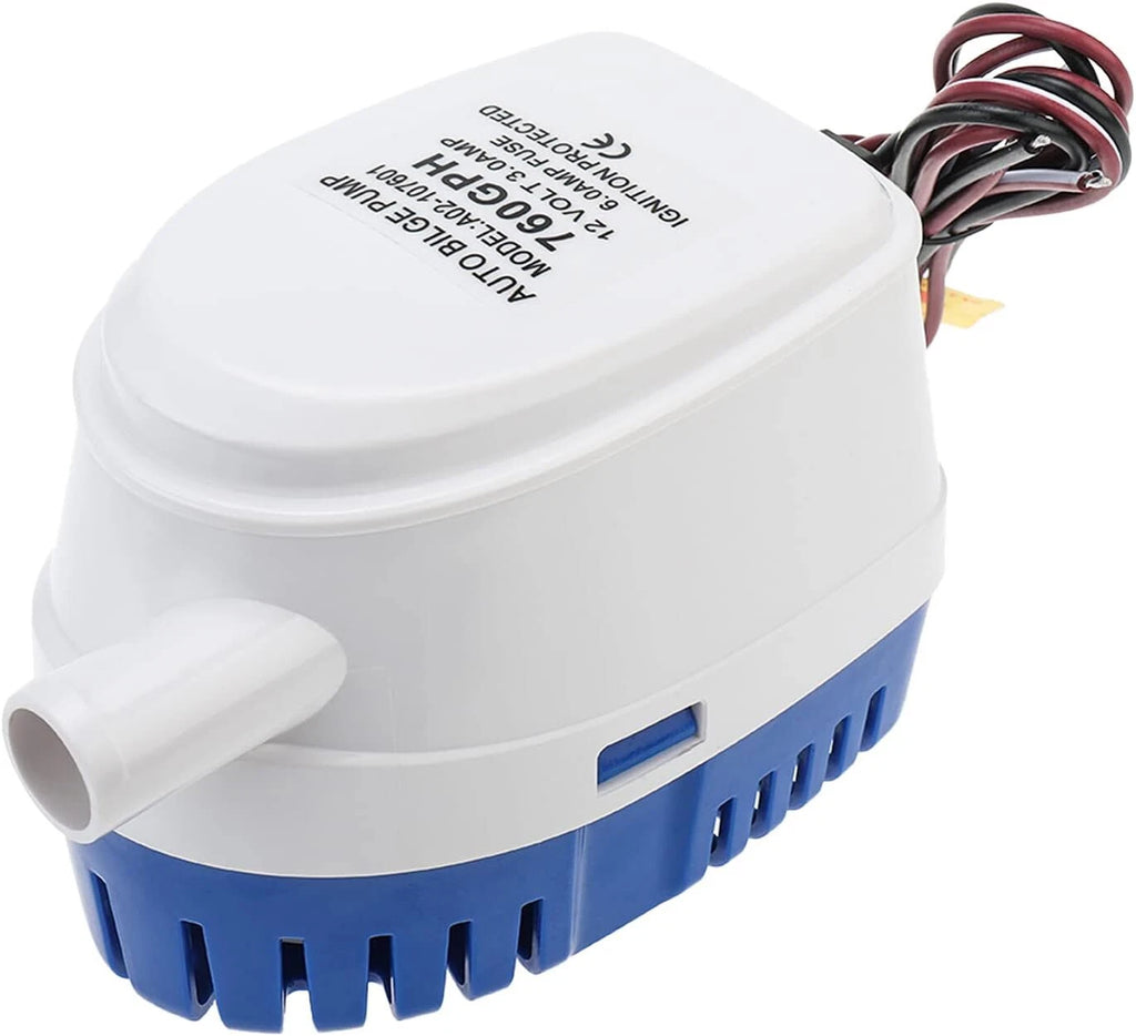 12V 760GPH Automatic Submersible Bilge Pump for Marine Boats
