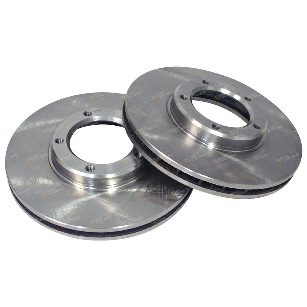2 Front Disc Brake Rotors for Chrysler Neon (1996–2000) JA JB SE LX