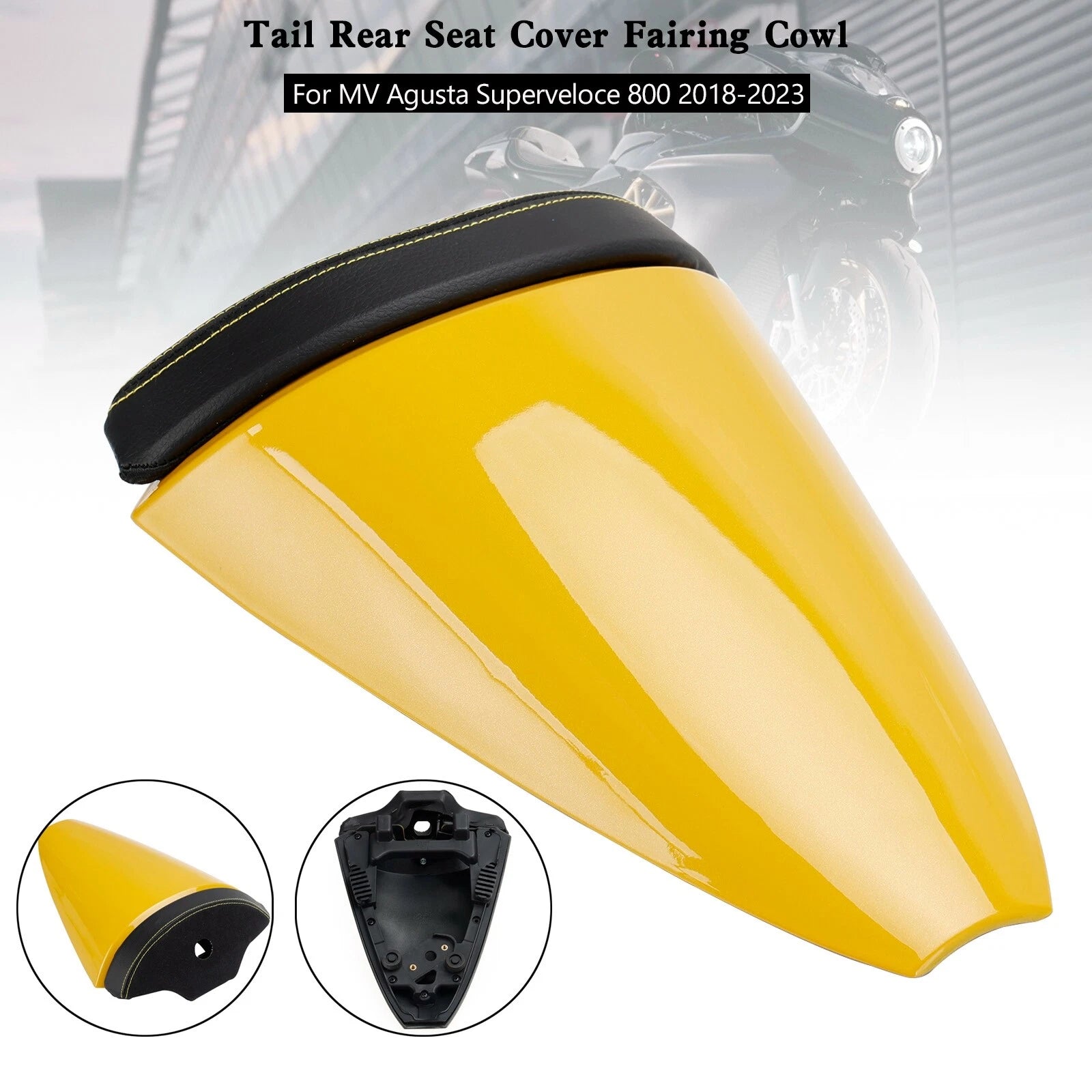 Tail Rear Seat Cover Fairing Cowl for MV Agusta Superveloce 800 (2018–2023) Yellow