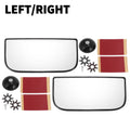 Mirror Glass Pair Left Right White Non-Heated for Chevrolet GMC (2007–2013)