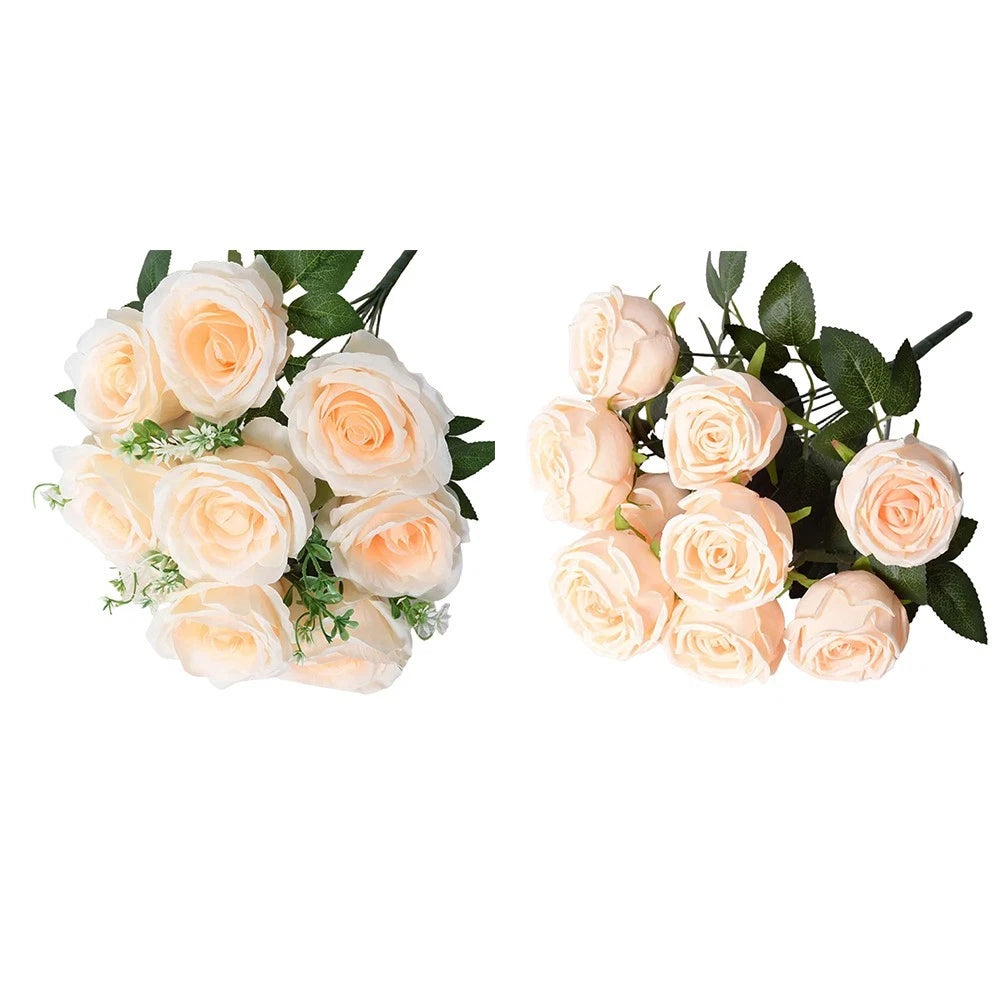 Set of 4 Artificial Roses for Home Decoration