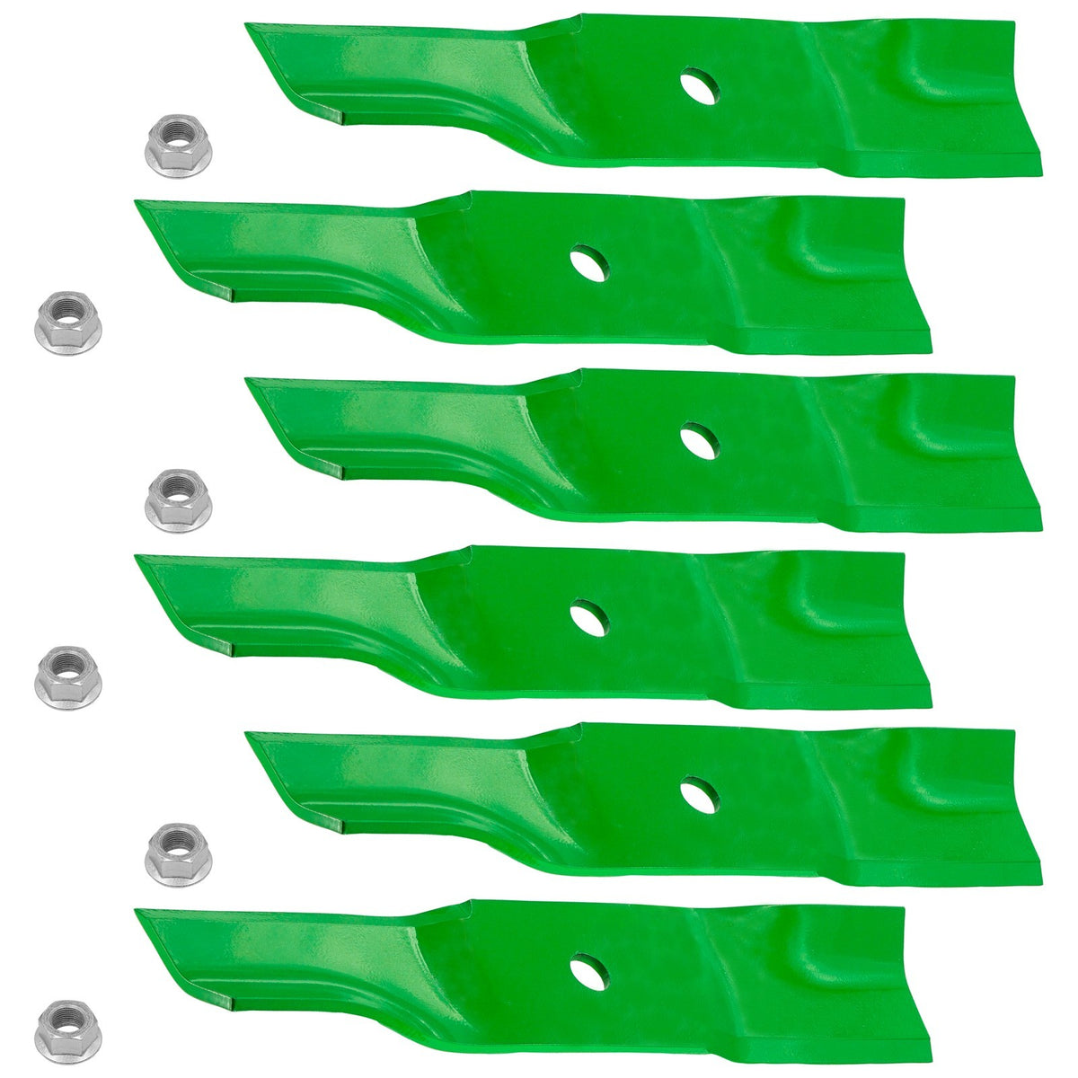 Deck Blade 44 Inch Replacement with Nut for Cub Cadet Enforcer Z-Force 44 (2014–2014)