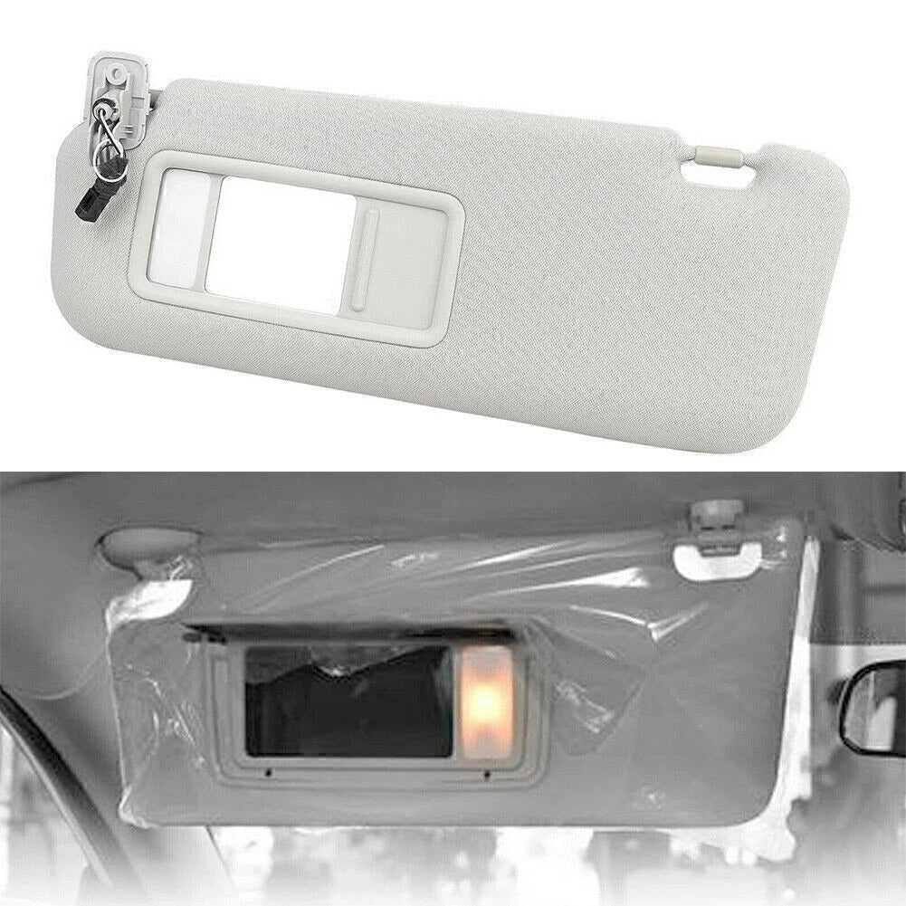 Left Driver Side Gray Sun Visor for Mazda CX-9 (2010–2015) TDY1-69-320