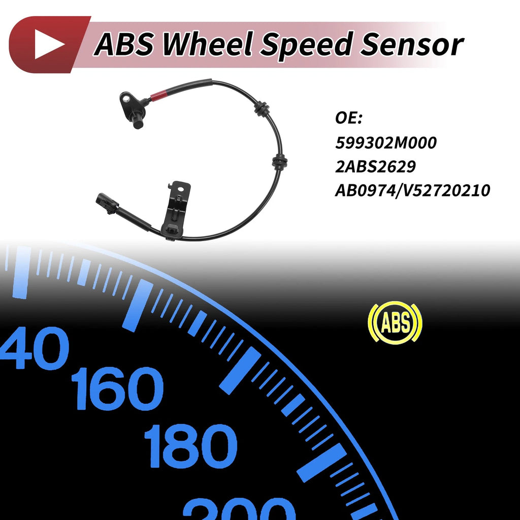 ABS Wheel Speed Sensor Front Left Replacement for Hyundai Genesis Coupe (2010–2016)